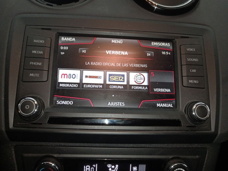 Recambio de pantalla multifuncion para seat ibiza iv (6j5, 6p1) 1.2 tsi referencia OEM IAM 5F0919604  