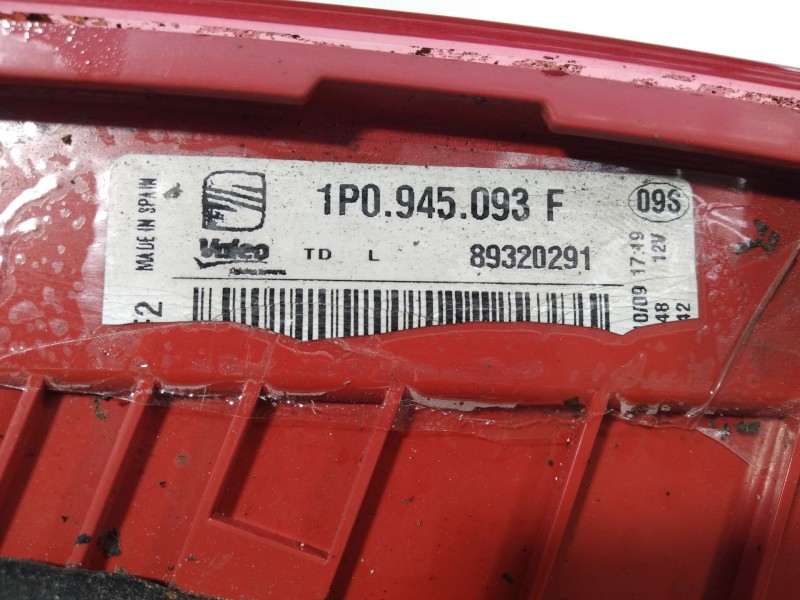 Recambio de piloto trasero izquierdo para seat leon (1p1) 2.0 cupra r referencia OEM IAM 1P0945093F  