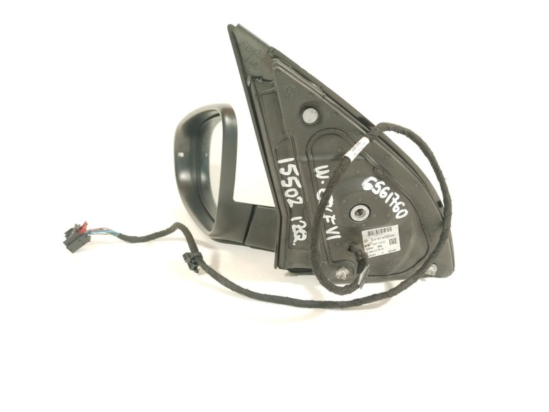 Recambio de retrovisor izquierdo para volkswagen golf vi (5k1) 2.0 tdi referencia OEM IAM 5K0857501CJ 5K0857501CJ9B9 