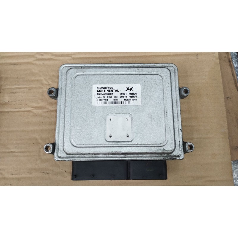 Recambio de centralita motor uce para hyundai ioniq (ae) 1.6 gdi hybrid referencia OEM IAM 3911003HV5 3910103HV5 A3C0467030001