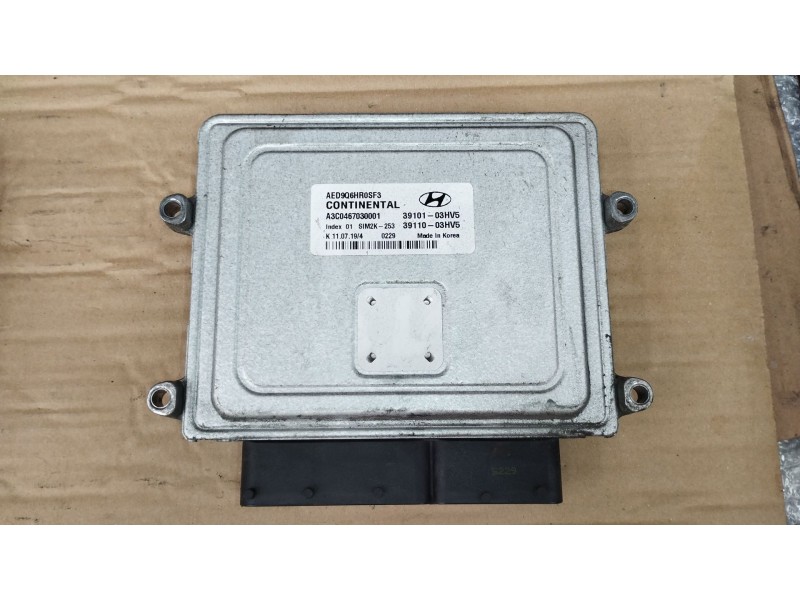 Recambio de centralita motor uce para hyundai ioniq (ae) 1.6 gdi hybrid referencia OEM IAM 3911003HV5 3910103HV5 A3C0467030001