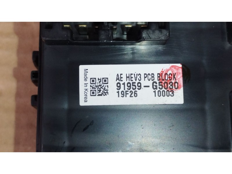 Recambio de caja reles / fusibles para hyundai ioniq (ae) 1.6 gdi hybrid referencia OEM IAM 91959G5030  