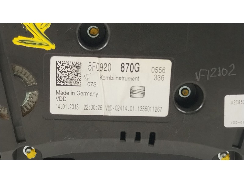 Recambio de cuadro instrumentos para seat leon sc (5f5) style referencia OEM IAM 5F0920870G  