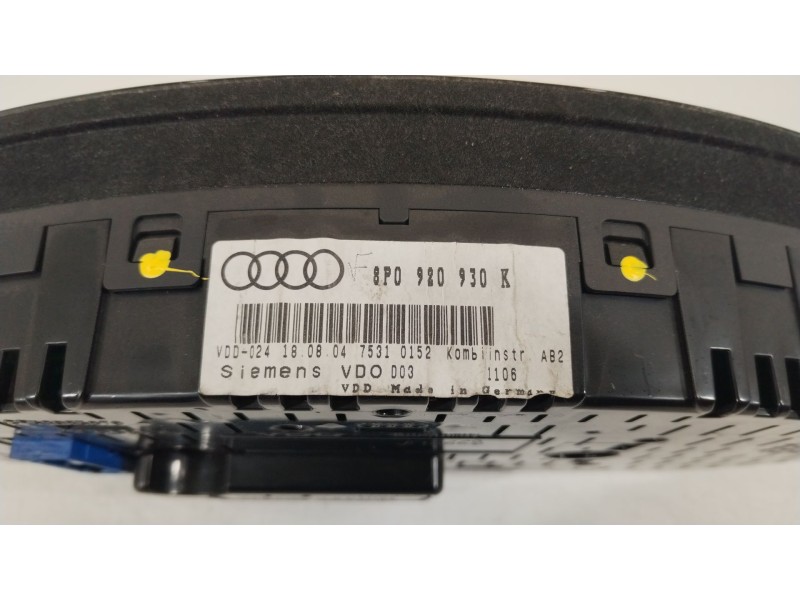 Recambio de cuadro instrumentos para audi a3 (8p1) 1.9 tdi referencia OEM IAM 8P0920930K  