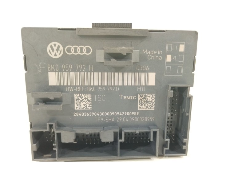 Recambio de modulo confort para audi a4 b8 avant (8k5) 2.0 tdi referencia OEM IAM 8K0959792H  