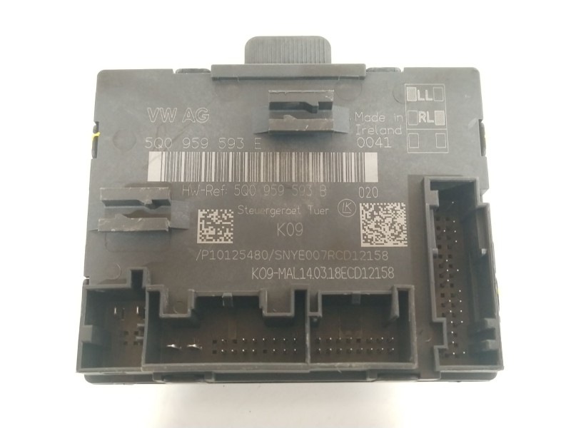 Recambio de modulo confort para volkswagen golf vii sportsvan advance referencia OEM IAM 5Q0959593E 5Q0959593B 