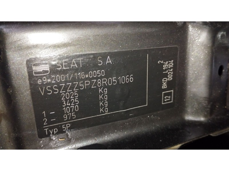 Recambio de motor completo para seat altea (5p1) 2.0 tdi 16v referencia OEM IAM BKD  