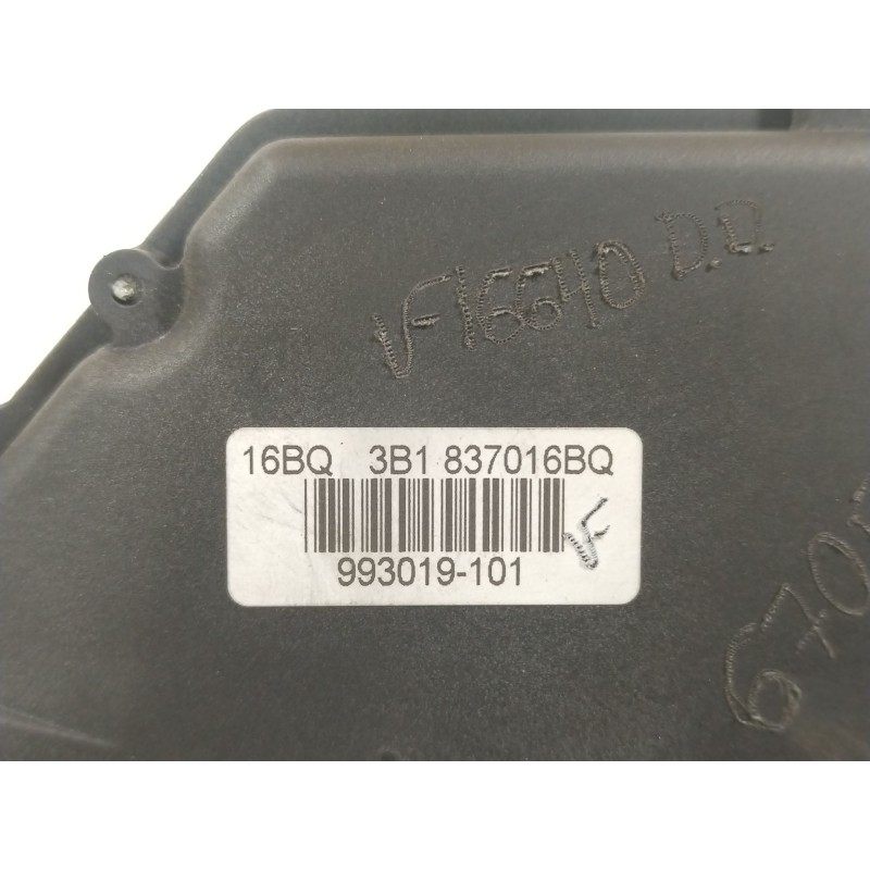 Recambio de cerradura puerta delantera derecha para volkswagen polo iv (9n_, 9a_) 1.2 12v referencia OEM IAM 3B1837016BQ  