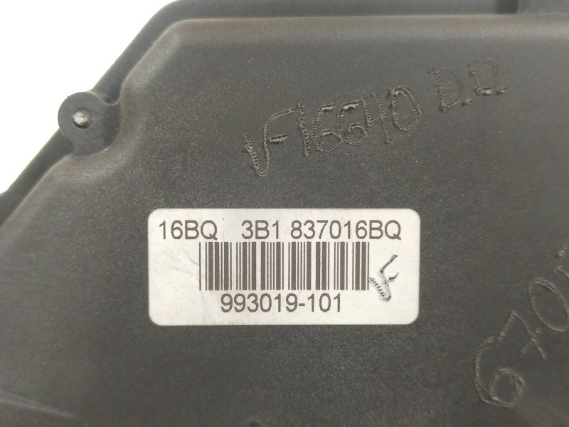 Recambio de cerradura puerta delantera derecha para volkswagen polo iv (9n_, 9a_) 1.2 12v referencia OEM IAM 3B1837016BQ  