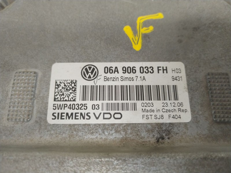 Recambio de centralita motor uce para seat altea (5p1) 1.6 referencia OEM IAM 06A906033FH 5WP4032503 