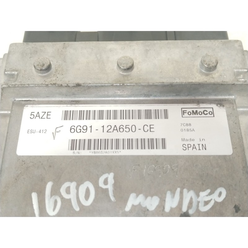Recambio de centralita motor uce para ford mondeo iv (ba7) 2.0 referencia OEM IAM 6G9112A650CE VP6G9U14A638AC 