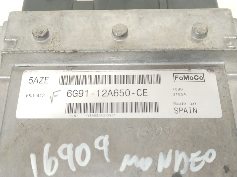 Recambio de centralita motor uce para ford mondeo iv (ba7) 2.0 referencia OEM IAM 6G9112A650CE VP6G9U14A638AC 