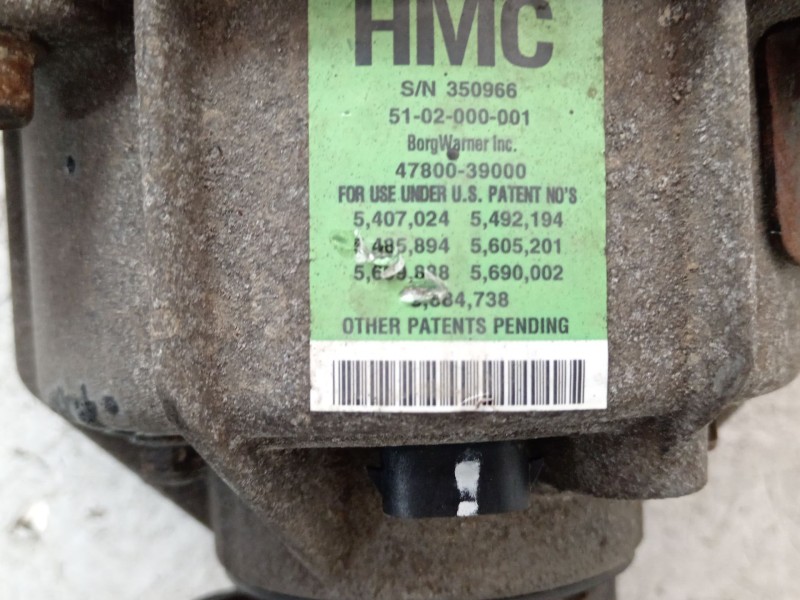 Recambio de diferencial trasero para hyundai tucson (jm) 2.0 crdi referencia OEM IAM 4780039000 HMC 