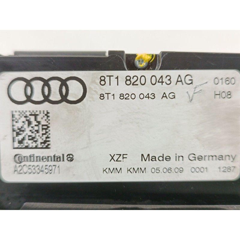 Recambio de mando climatizador para audi a4 b8 avant (8k5) 2.0 tdi referencia OEM IAM 8T1820043AG A2C53345971 