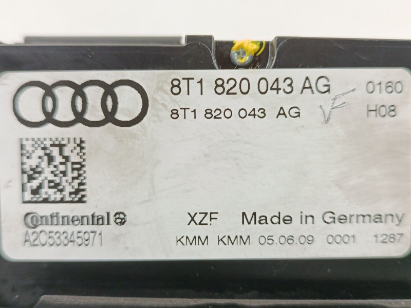 Recambio de mando climatizador para audi a4 b8 avant (8k5) 2.0 tdi referencia OEM IAM 8T1820043AG A2C53345971 