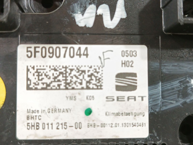 Recambio de mando climatizador para seat leon sc (5f5) style referencia OEM IAM 5F0907044  