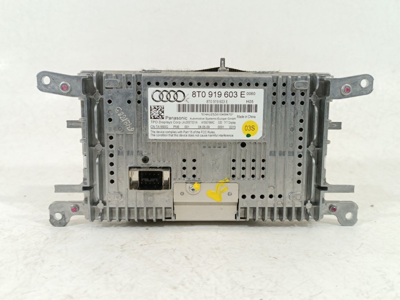 Recambio de pantalla multifuncion para audi a4 b8 avant (8k5) 2.0 tdi referencia OEM IAM 8T0919603E  