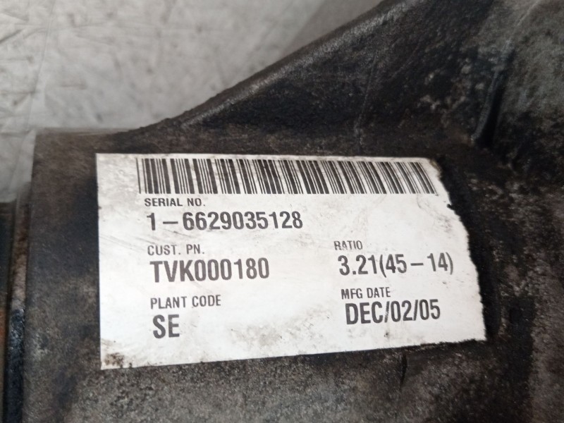 Recambio de diferencial trasero para land rover freelander i (l314) 2.0 td4 4x4 referencia OEM IAM TVK000180  