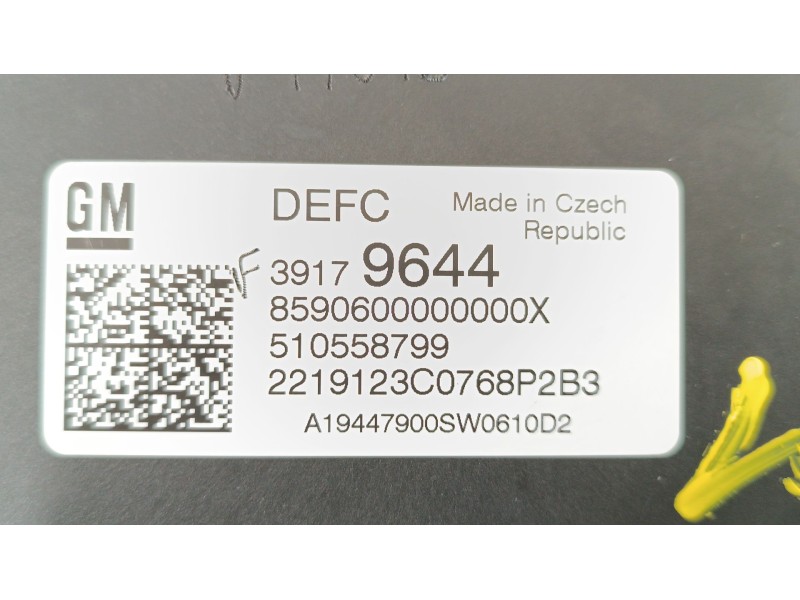 Recambio de modulo electronico para opel astra k (b16) 1.6 cdti (68) referencia OEM IAM 39179644 510558799 