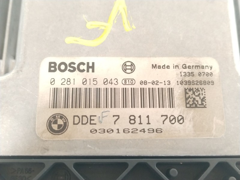 Recambio de centralita motor uce para bmw 3 coupé (e92) 320 d referencia OEM IAM 7811700 0281015043 030162496