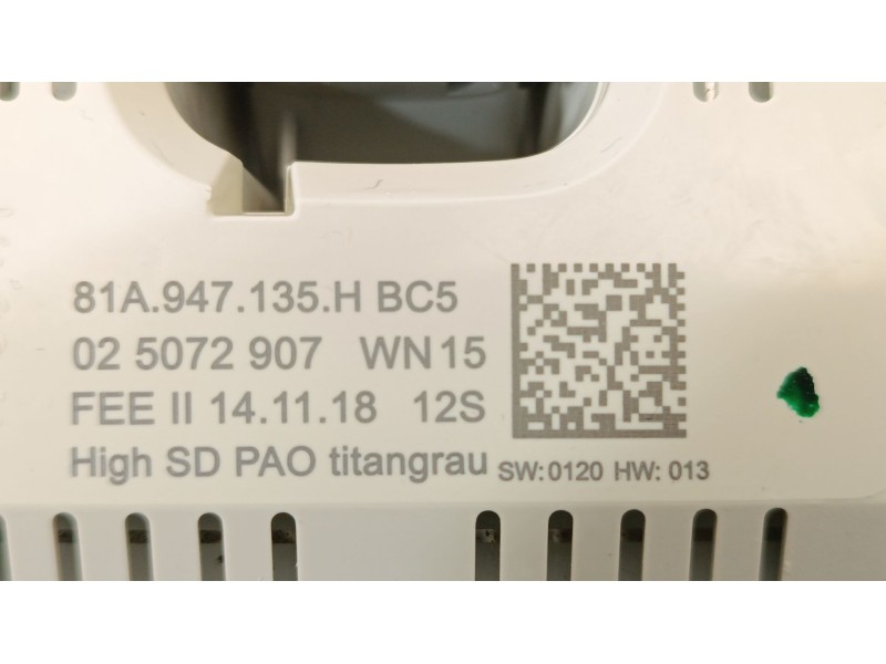 Recambio de luz interior para audi q2 (gab, gag) 35 tfsi referencia OEM IAM 81A947135H  