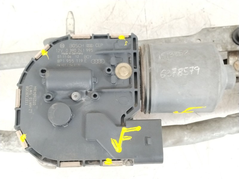 Recambio de motor limpia delantero para audi a3 (8p1) 2.0 tdi referencia OEM IAM 8P1955023K 8P1955119E 0390241995