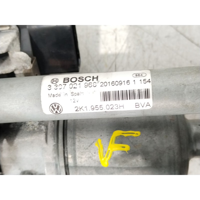 Recambio de motor limpia delantero para volkswagen caddy furgón/kombi furgón bluemotion referencia OEM IAM 2K1955023H 2K1955119D