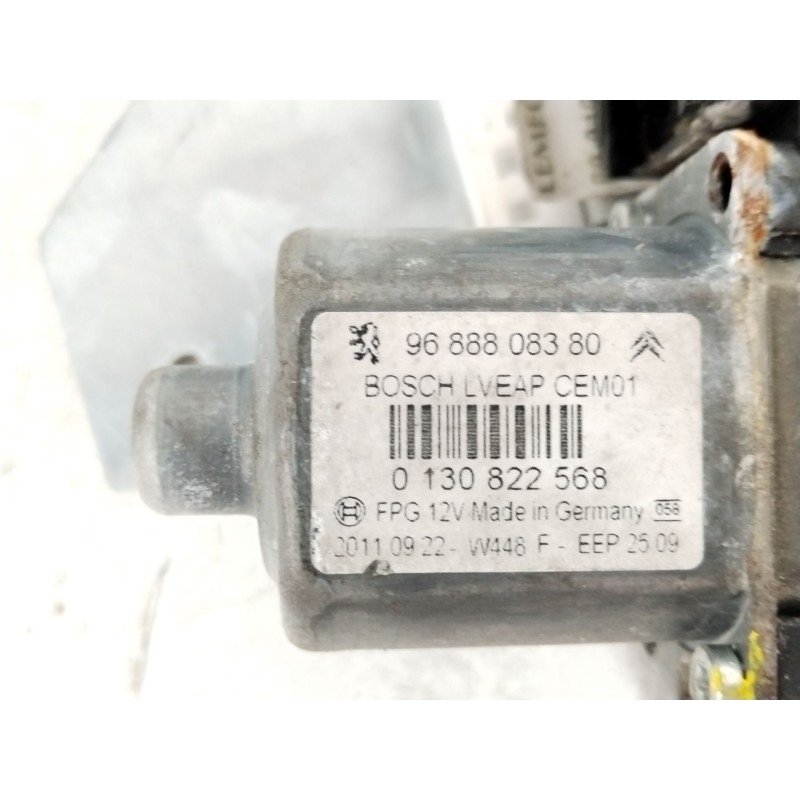 Recambio de elevalunas trasero derecho para peugeot 508 sw i (8e_) 2.2 hdi referencia OEM IAM 9688808380 0130822568 