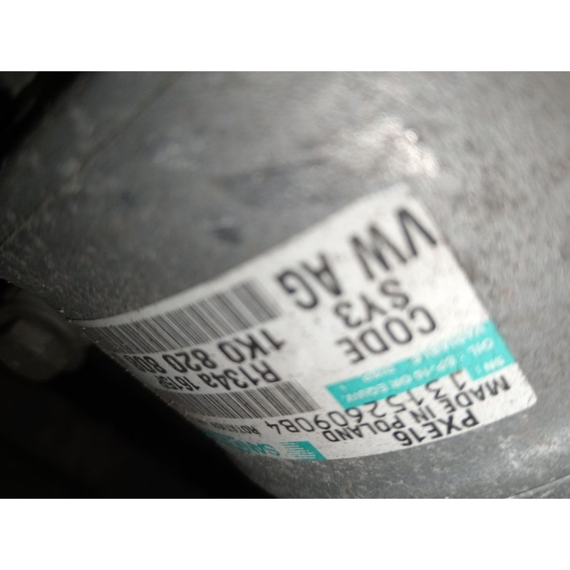 Recambio de compresor aire acondicionado para seat altea (5p1) 2.0 tdi 16v referencia OEM IAM 1K0820808B PXE16 