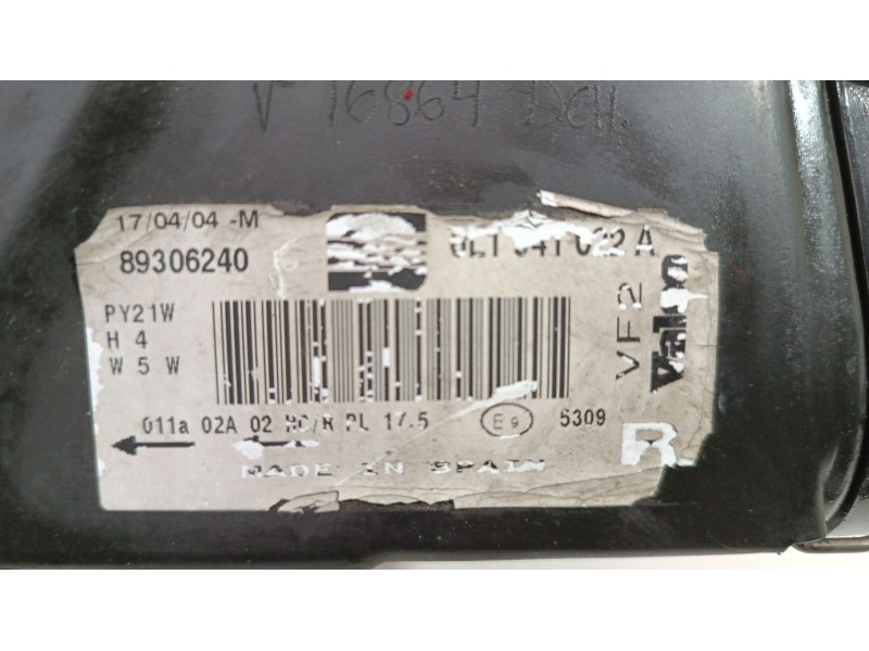 Recambio de faro derecho para seat ibiza iii (6l1) 1.9 sdi referencia OEM IAM 6L1941022A 93806240 