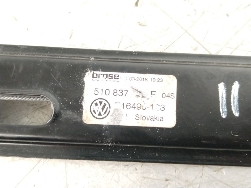 Recambio de elevalunas delantero derecho para volkswagen golf vii sportsvan advance referencia OEM IAM 510837462F 5Q0959801C 