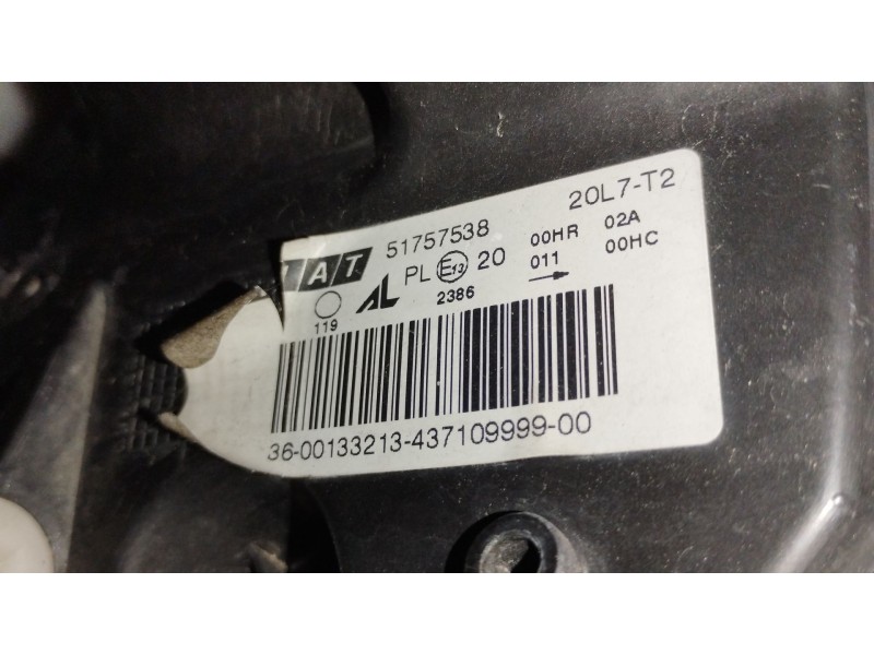 Recambio de faro izquierdo para fiat bravo ii (198_) 1.4 t-jet (198axg1b) referencia OEM IAM 51757538  
