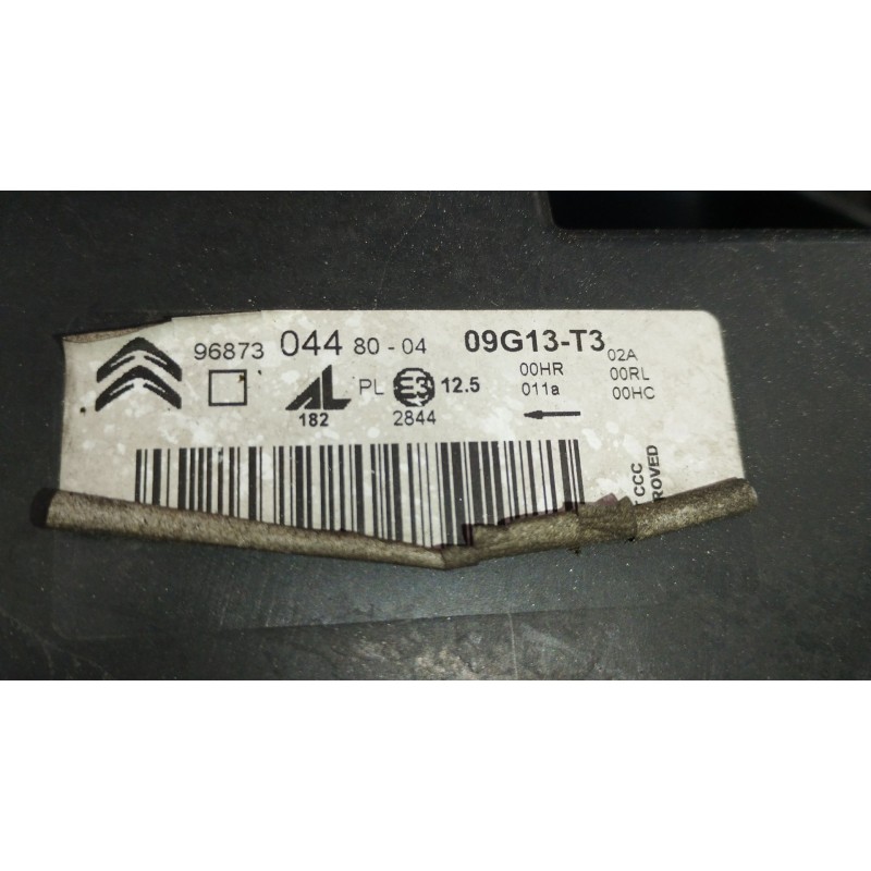 Recambio de faro derecho para citroën c4 ii (nc_) 1.6 hdi 90 referencia OEM IAM 9687304480 09G13T3 