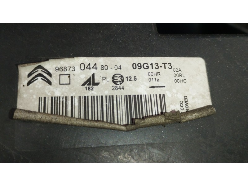 Recambio de faro derecho para citroën c4 ii (nc_) 1.6 hdi 90 referencia OEM IAM 9687304480 09G13T3 
