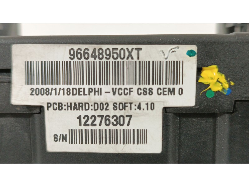 Recambio de mando luces para citroën c5 iii (rd_) 2.0 hdi (rdrhda) referencia OEM IAM 96648950XT  