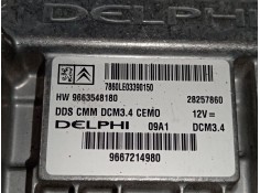 Recambio de centralita motor uce para citroën c5 iii (rd_) 2.0 hdi 140 referencia OEM IAM 9667214980 9663548180  2