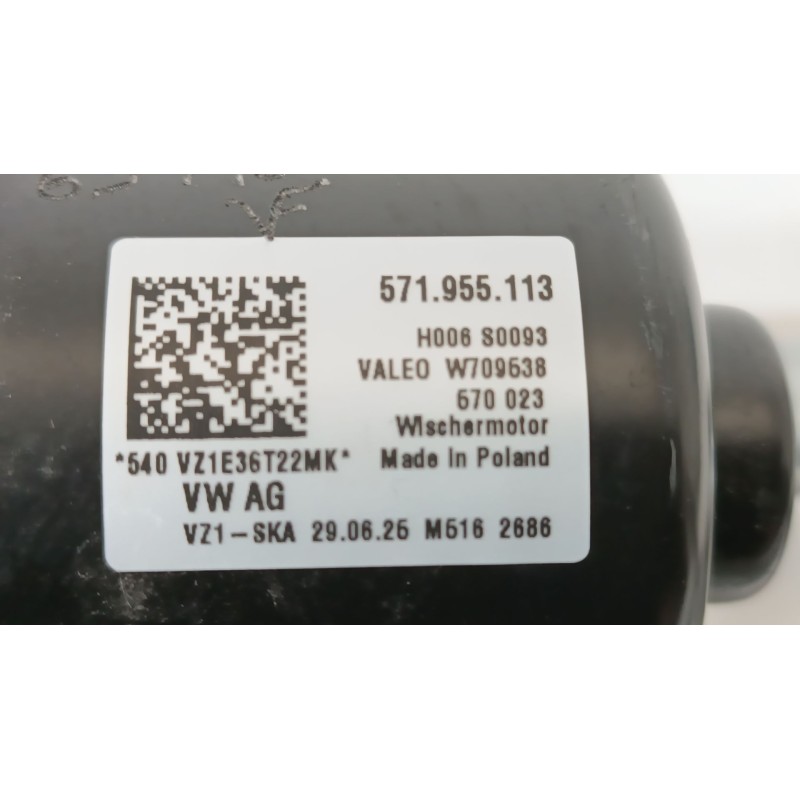 Recambio de motor limpia delantero para volkswagen tiguan (ad1, ax1) 1.5 tsi referencia OEM IAM 571955113 571955023 