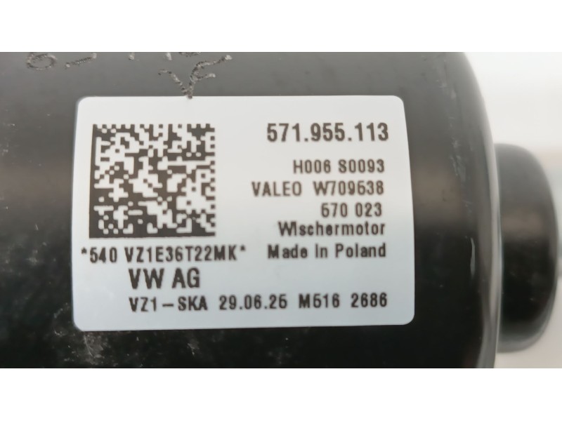 Recambio de motor limpia delantero para volkswagen tiguan (ad1, ax1) 1.5 tsi referencia OEM IAM 571955113 571955023 