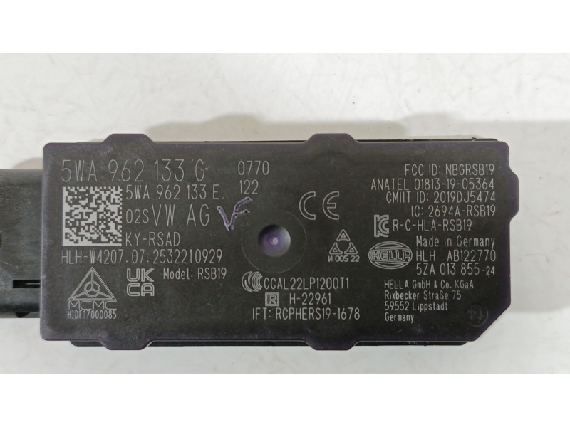 Recambio de antena para volkswagen tiguan (ad1, ax1) 1.5 tsi referencia OEM IAM 5WA962133G 5WA962133E 