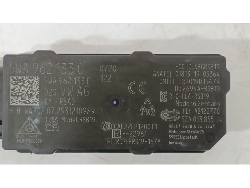 Recambio de antena para volkswagen tiguan (ad1, ax1) 1.5 tsi referencia OEM IAM 5WA962133G  