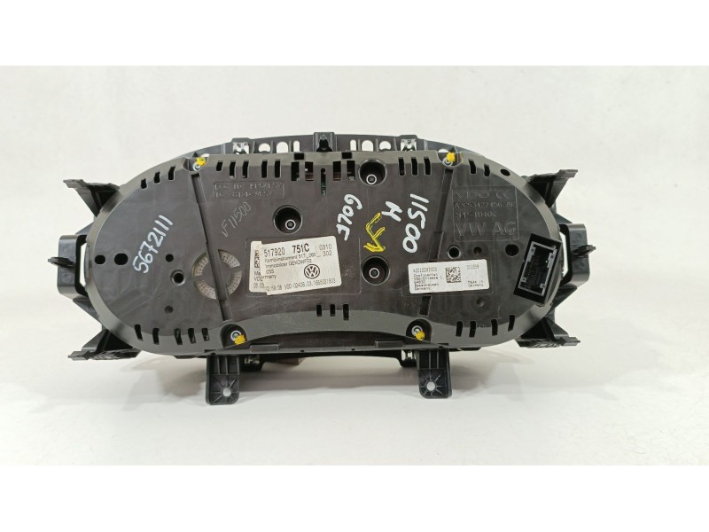 Recambio de cuadro instrumentos para volkswagen golf vii sportsvan advance referencia OEM IAM 517920751C A2C12292000 
