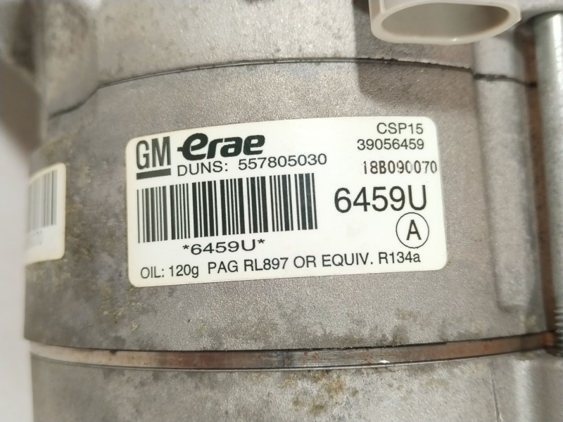Recambio de compresor aire acondicionado para chevrolet cruze (j300) 1.6 referencia OEM IAM 557805030  