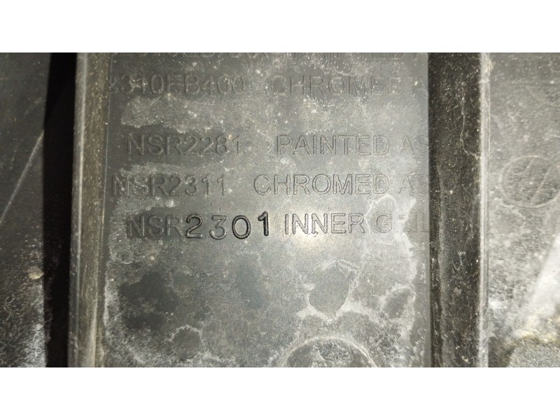 Recambio de rejilla delantera para nissan pathfinder iii (r51) 2.5 dci 4wd referencia OEM IAM   