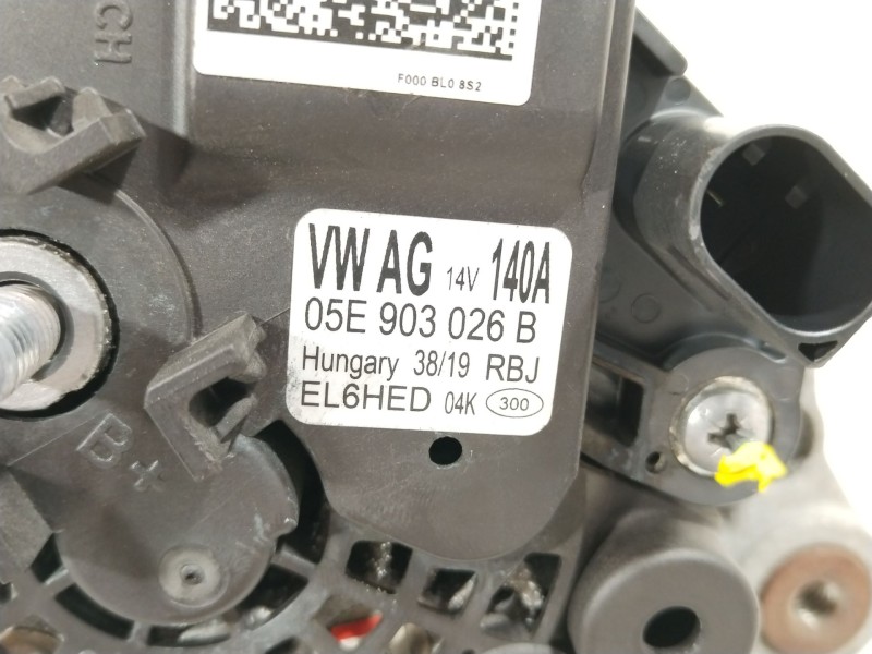 Recambio de alternador para audi a1 sportback (gba) 30 tfsi referencia OEM IAM 05E903026B  