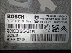 Recambio de centralita motor uce para citroën berlingo furgoneta/monovolumen (b9) 1.6 hdi 90 16v referencia OEM IAM 9664843780 0 2