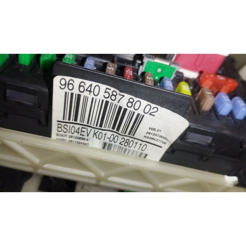 Recambio de caja reles / fusibles para citroën berlingo multispace (b9) 1.6 hdi 110 referencia OEM IAM 9664058780  