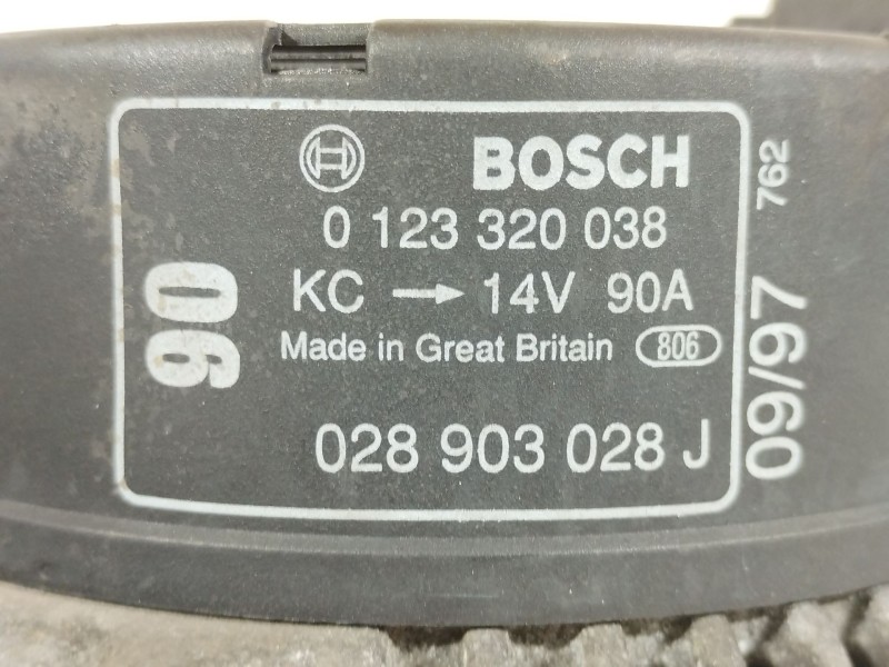 Recambio de alternador para seat toledo (1l) base referencia OEM IAM 028903028J 0123320038 