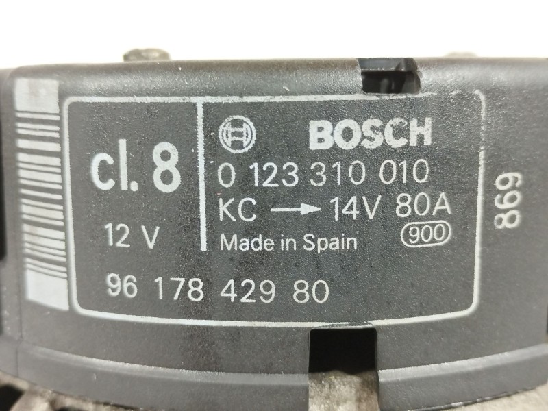 Recambio de alternador para citroën xsara (n1) 1.9 td referencia OEM IAM 9617842980 0123310010 