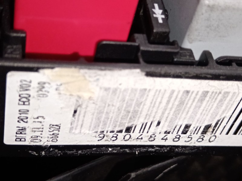 Recambio de caja reles / fusibles para peugeot 2008 i (cu_) 1.6 bluehdi 120 referencia OEM IAM 9804848580  