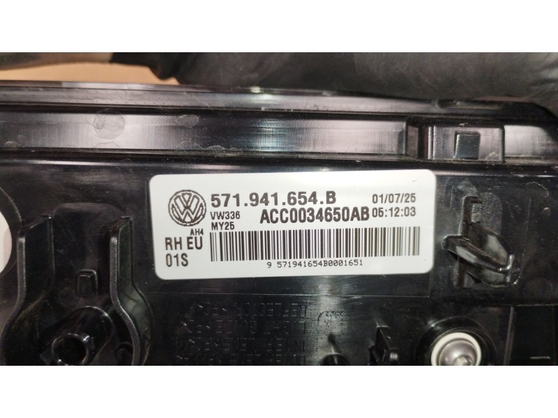 Recambio de piloto delantero derecho para volkswagen tiguan (ad1, ax1) 1.5 tsi referencia OEM IAM 571941654B  